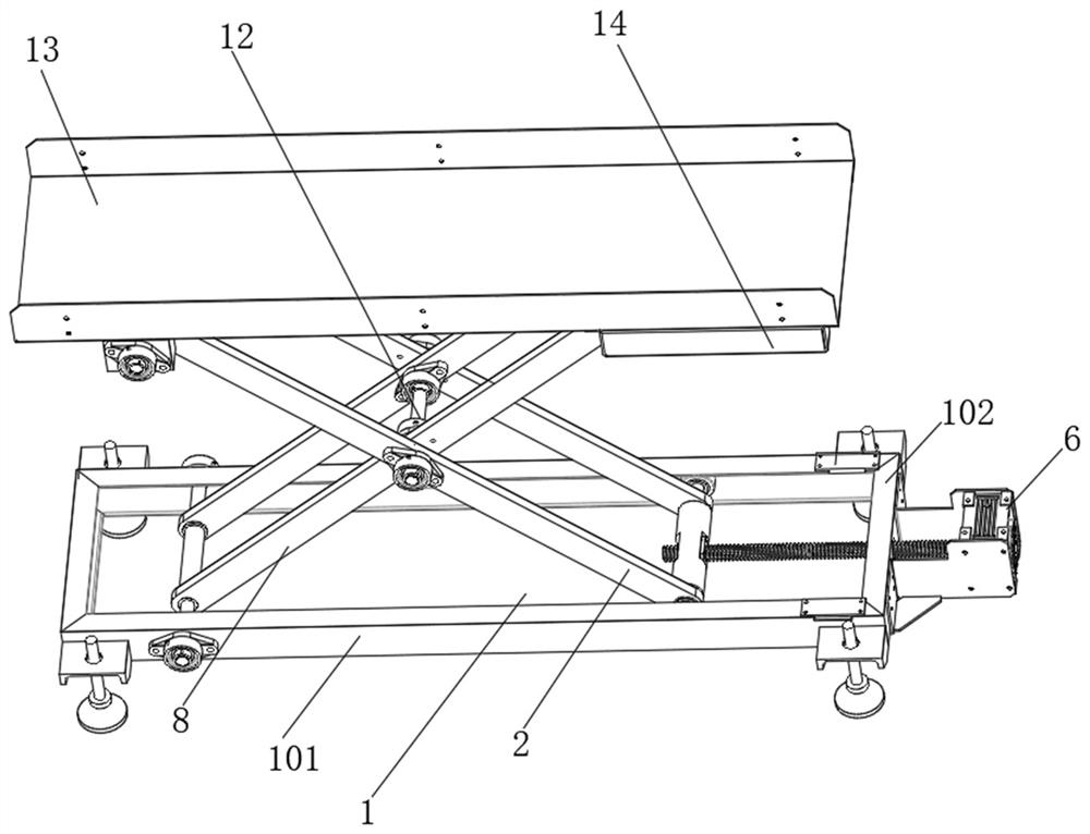 Anti-vibration structure of belt conveyor