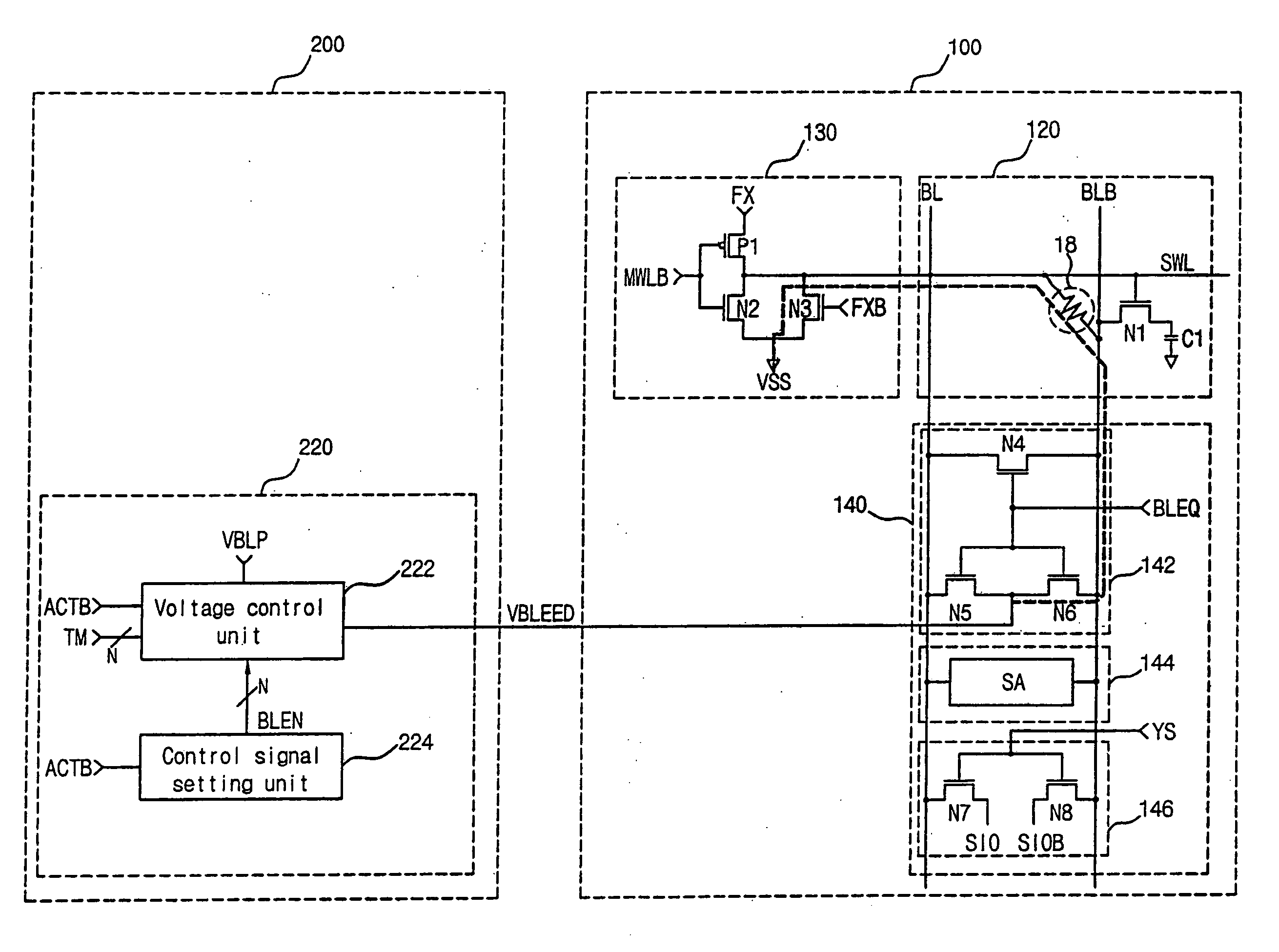 Voltage control circuit, a voltage control method and a semiconductor memory device having the voltage control circuit