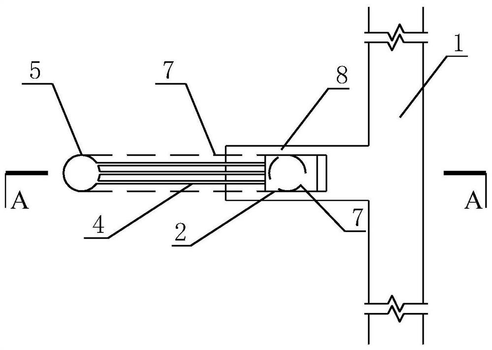 Negative pressure balance draw shaft dust removal method