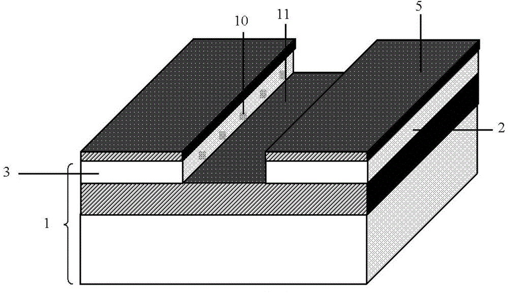 III-V clan nano wire planar transistor based on SOI substrate and preparation method thereof