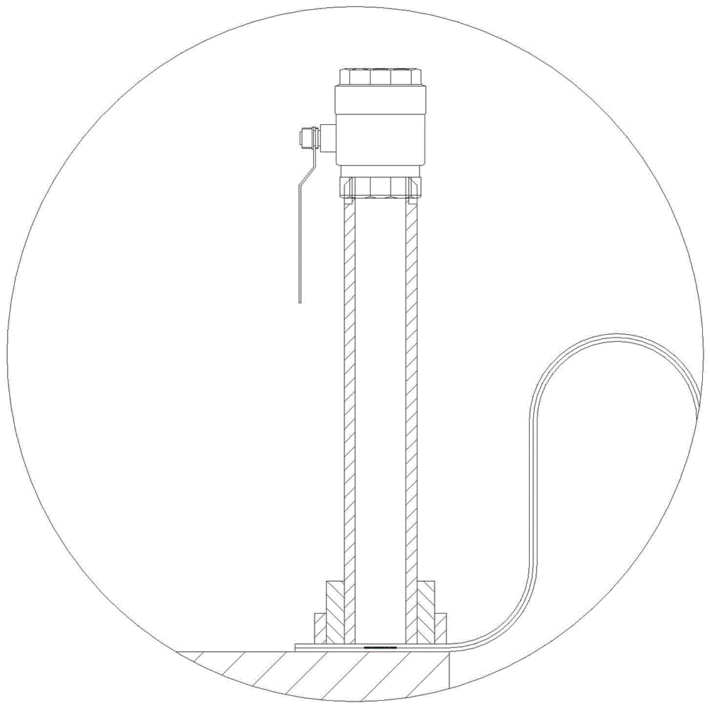 Bellow expansion joint with warning device