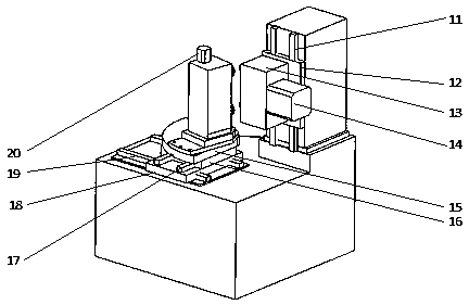 Machining machine tool for spiral bevel gears