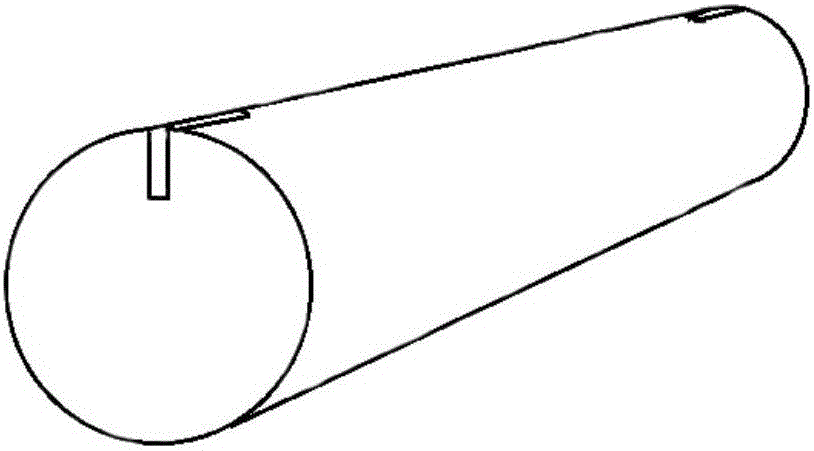 Processing method of round timber