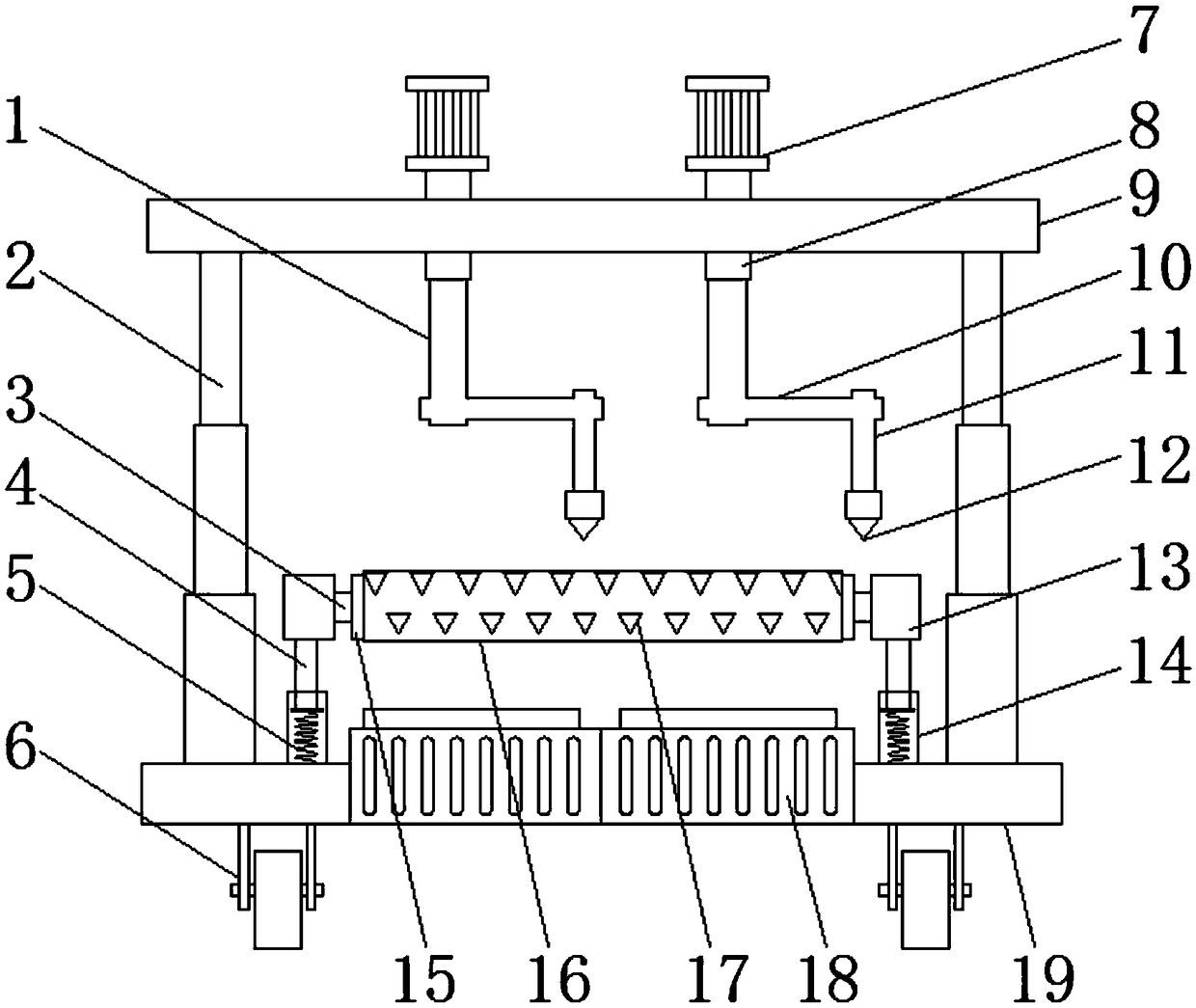 Numerical control laser cutting machine capable of achieving quick cutting