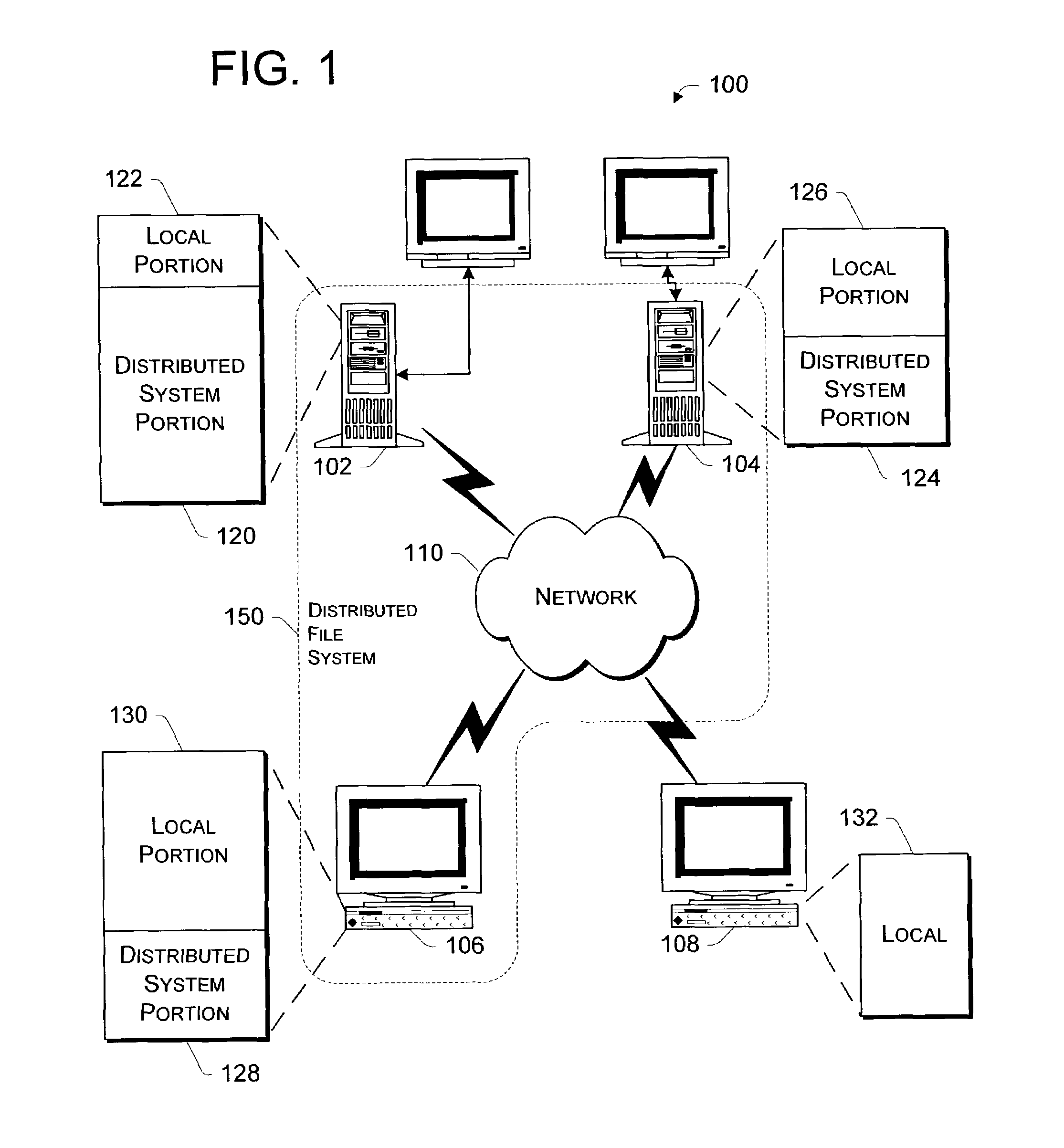 Secure recovery in a serverless distributed file system