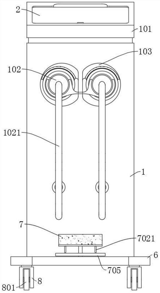 Multidirectional following type moving mechanism for fat explosion instrument and weight losing device