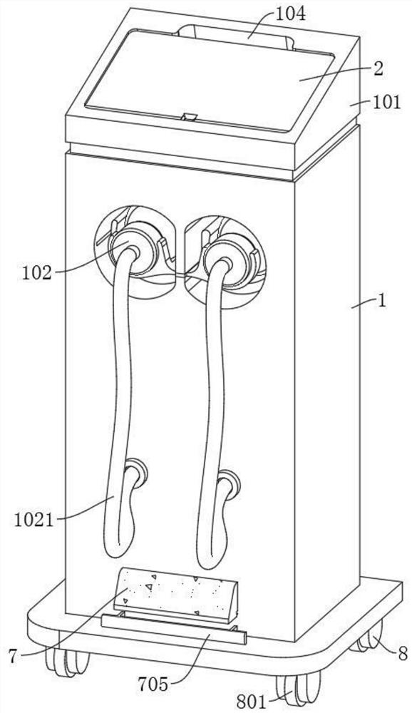 Multidirectional following type moving mechanism for fat explosion instrument and weight losing device