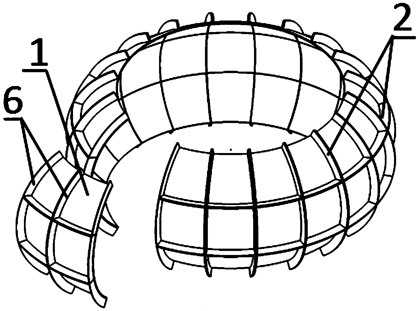 Passive feedback structure suitable for controlling plasmas of future fusion reactor rapidly