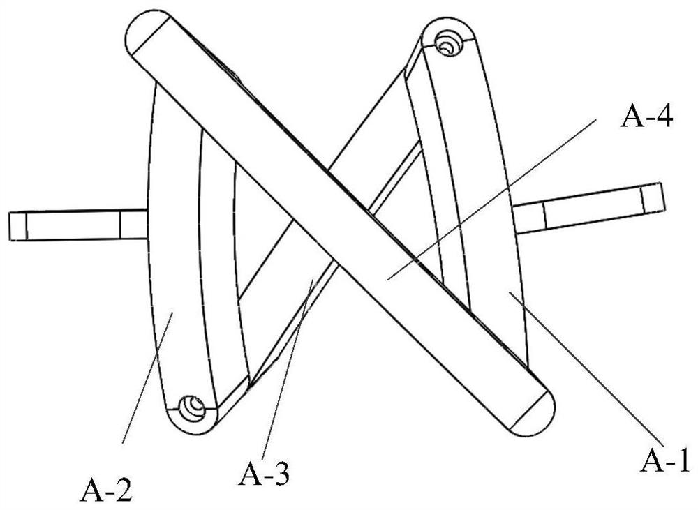 Single-degree-of-freedom spherical turnover mechanism