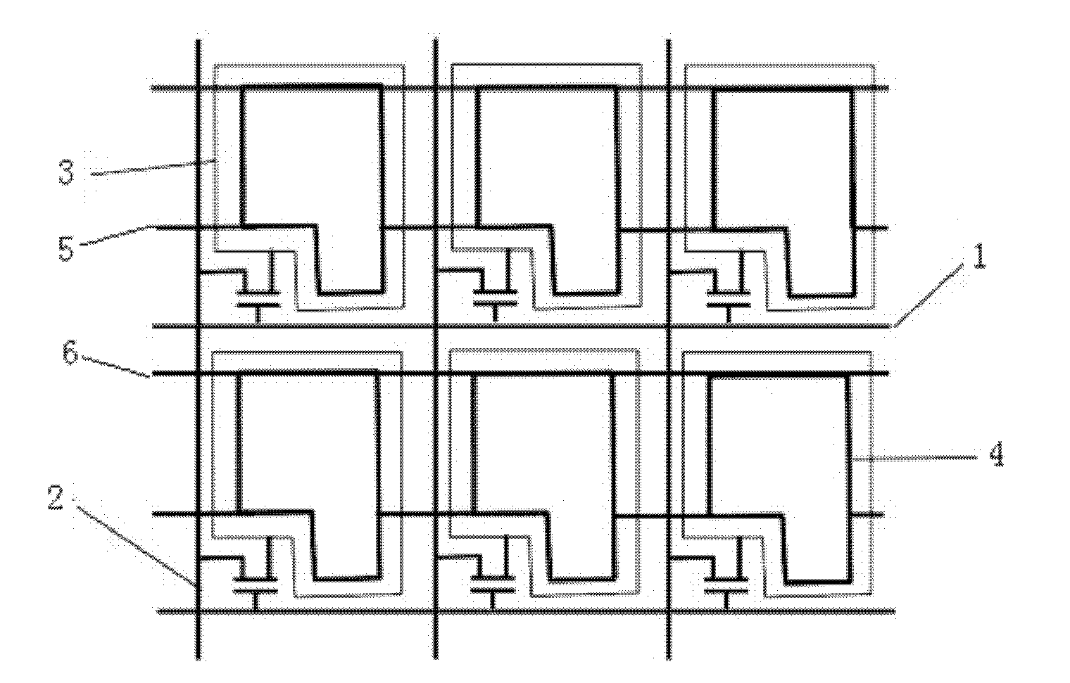 Storage electrode connecting framework of liquid crystal display