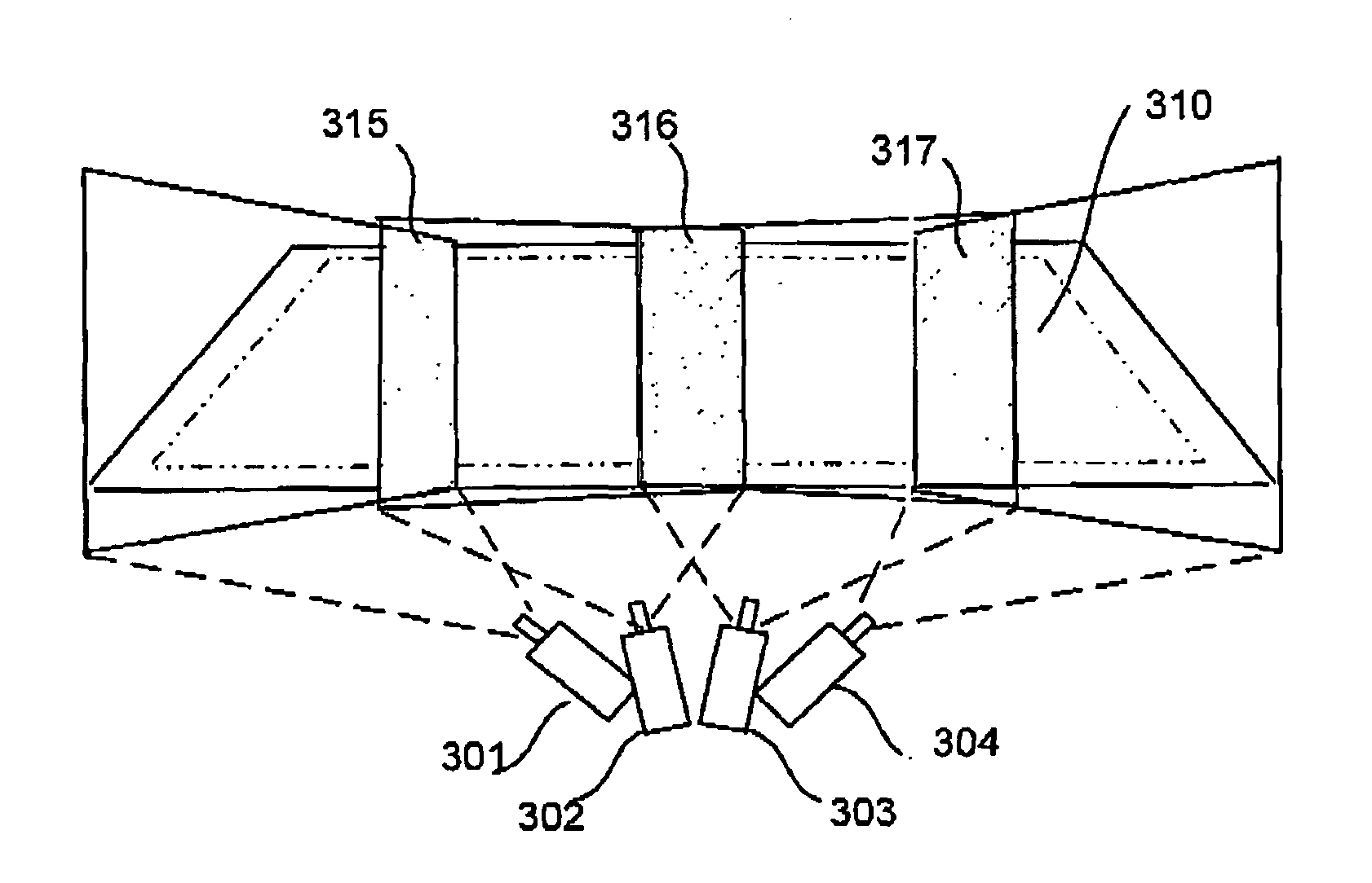 Method and device for generating wide image sequences