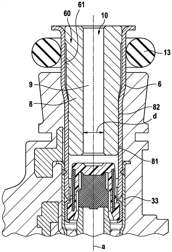 Injection valve for water injection system of internal combustion engine and water injection system