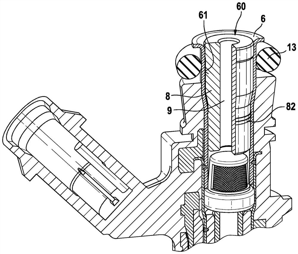 Injection valve for water injection system of internal combustion engine and water injection system