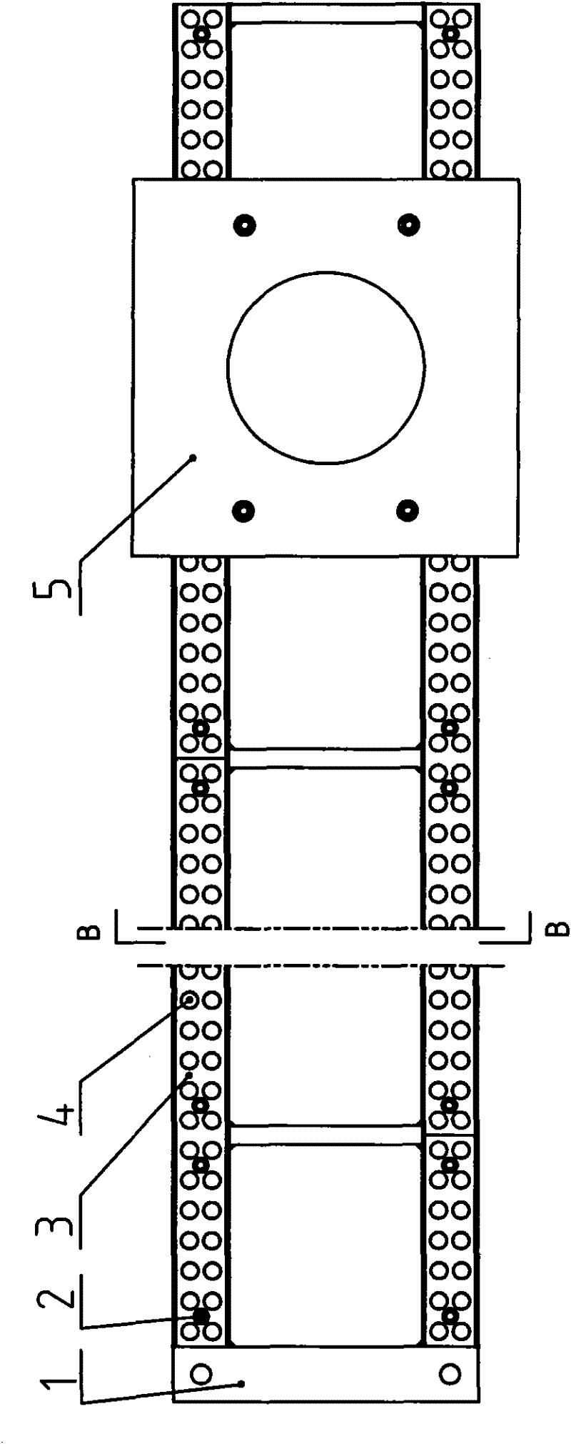 Slideway-type workpiece transmission device