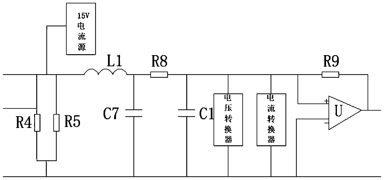 Time domain power supply system of temperature sensor