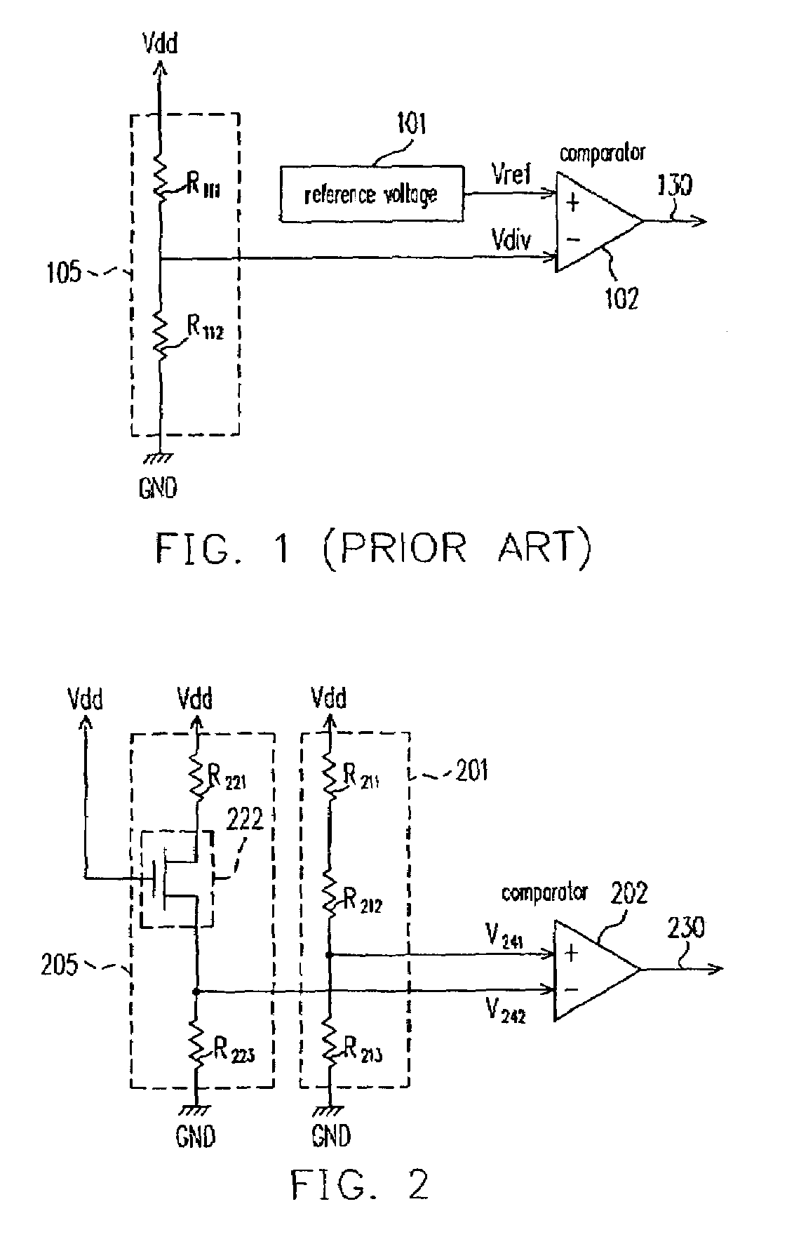 Low-voltage detection circuit