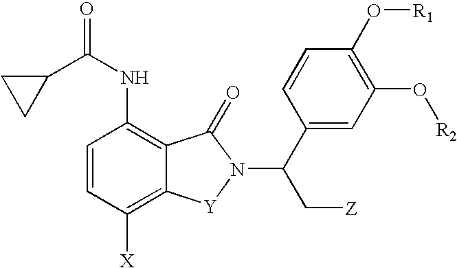 7-Amido-isoindolyl compounds and their pharmaceutical uses