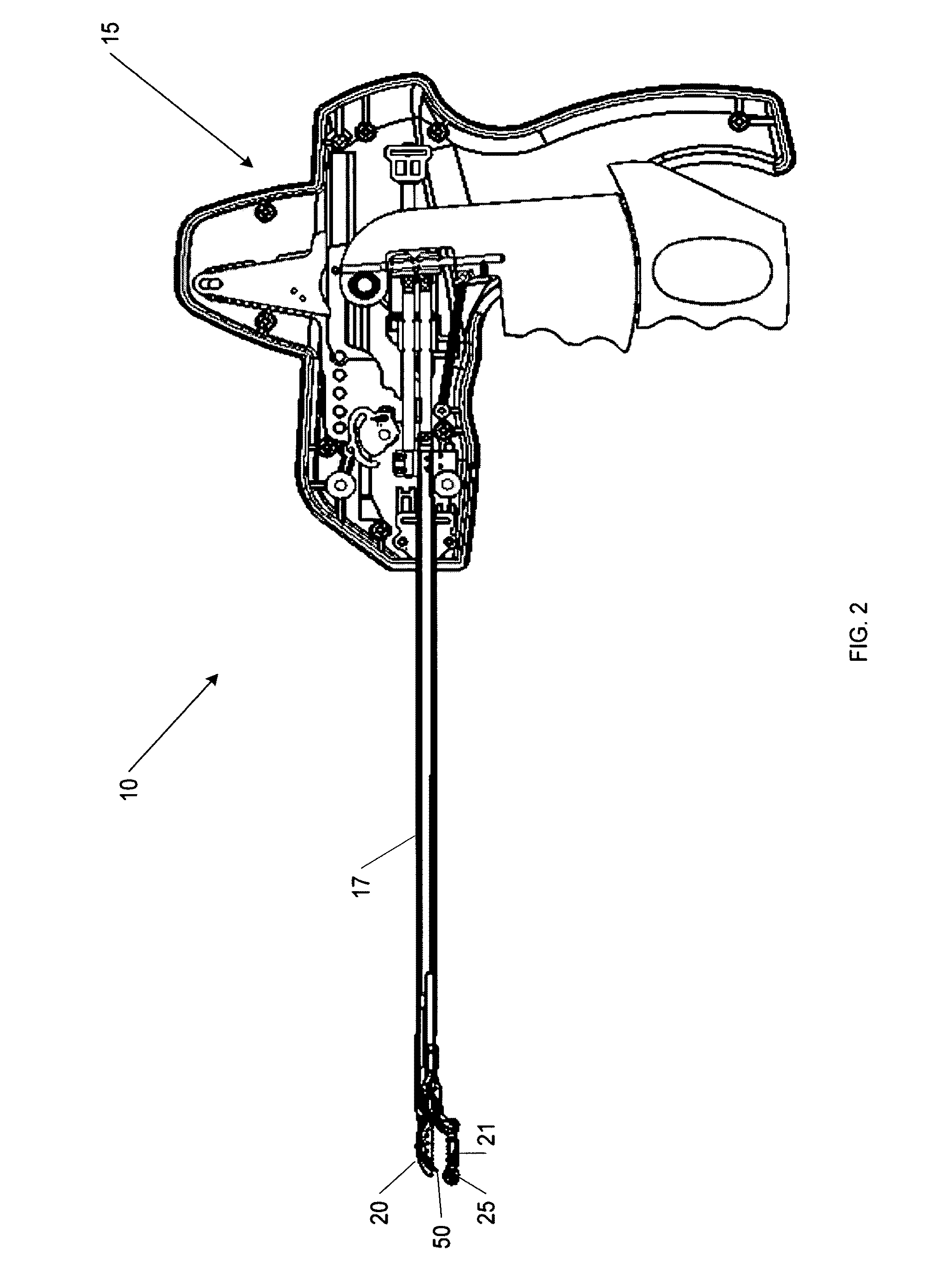 Suture passing instrument and method