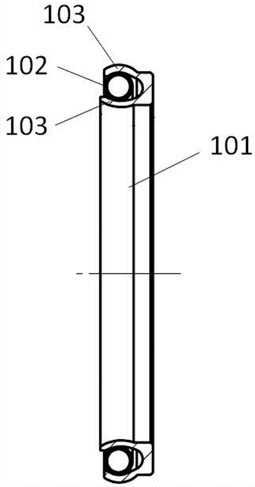 An annular pipe sealing ring for ultra-low temperature dynamic sealing and its processing method