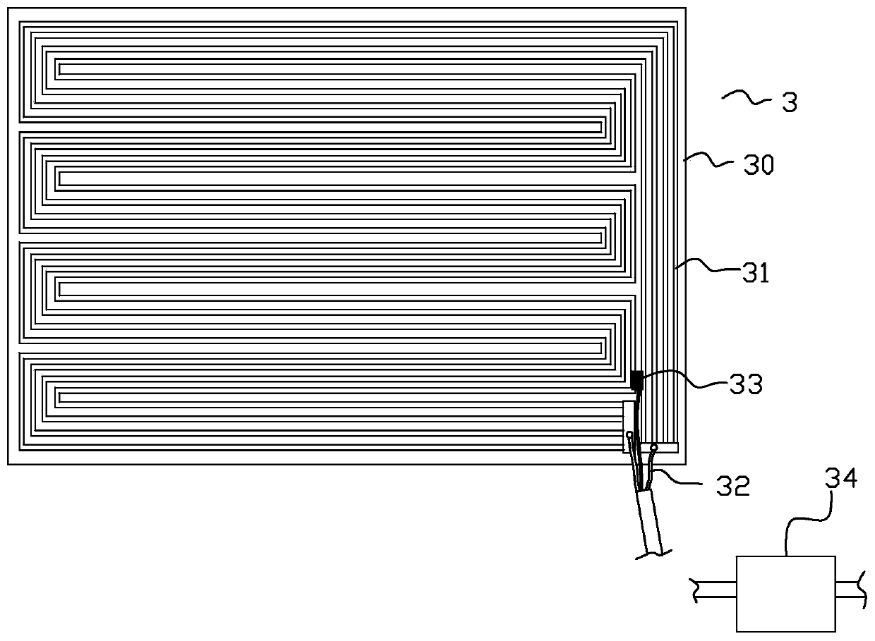 Electric-heating composite material based on high-frequency no-adhesive compaction technology