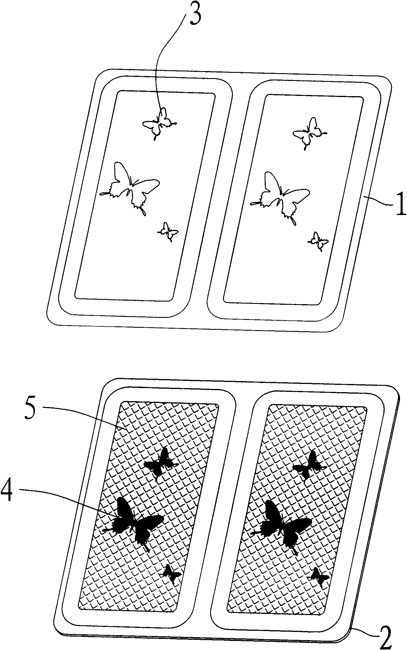 A surface-mount sheet injection-molded part and its fabrication process