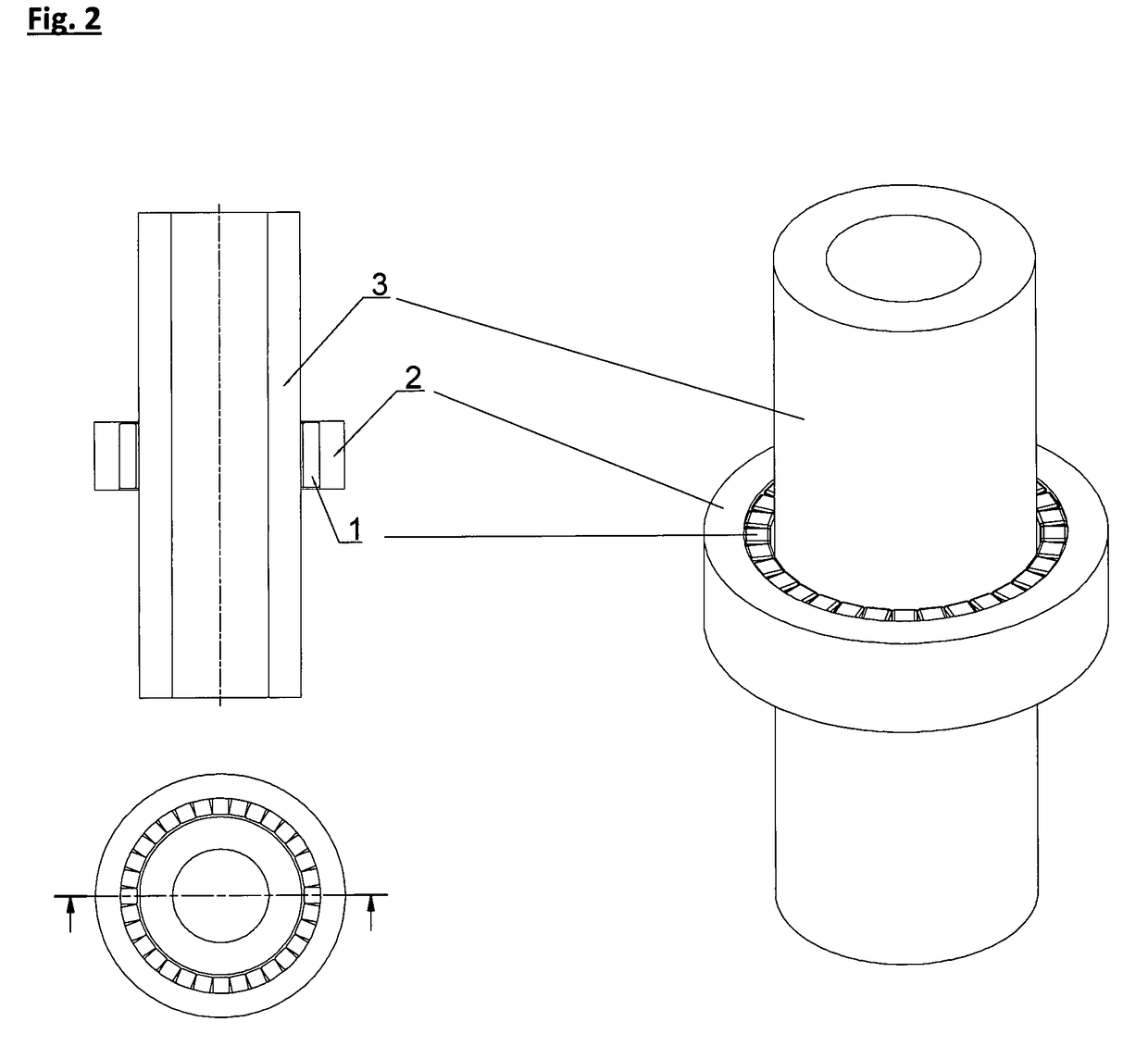 Magnetic damper for vibration absorbers