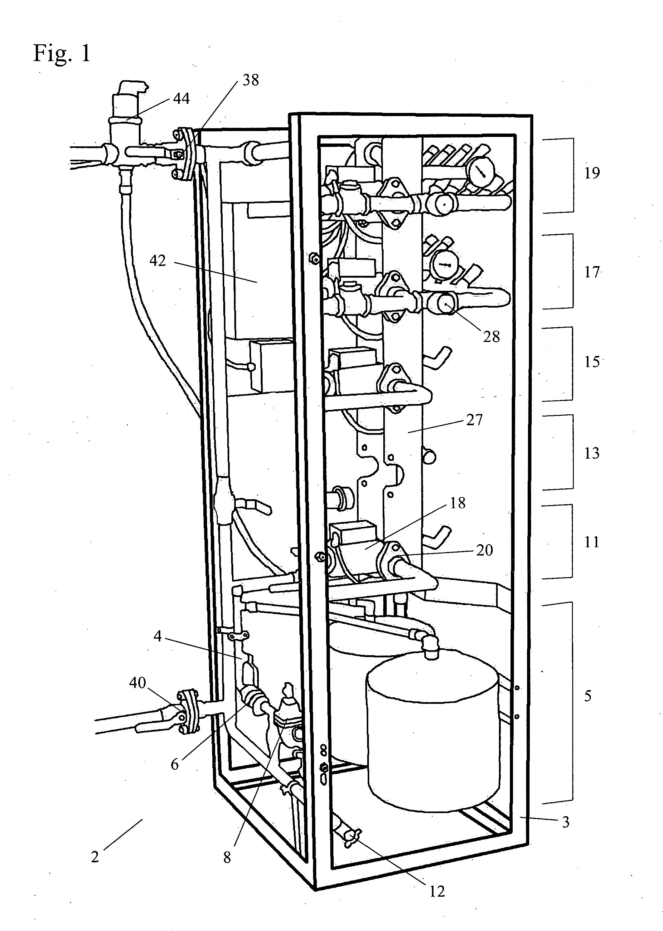 Modular heat distribution unit for hydronic heating systems