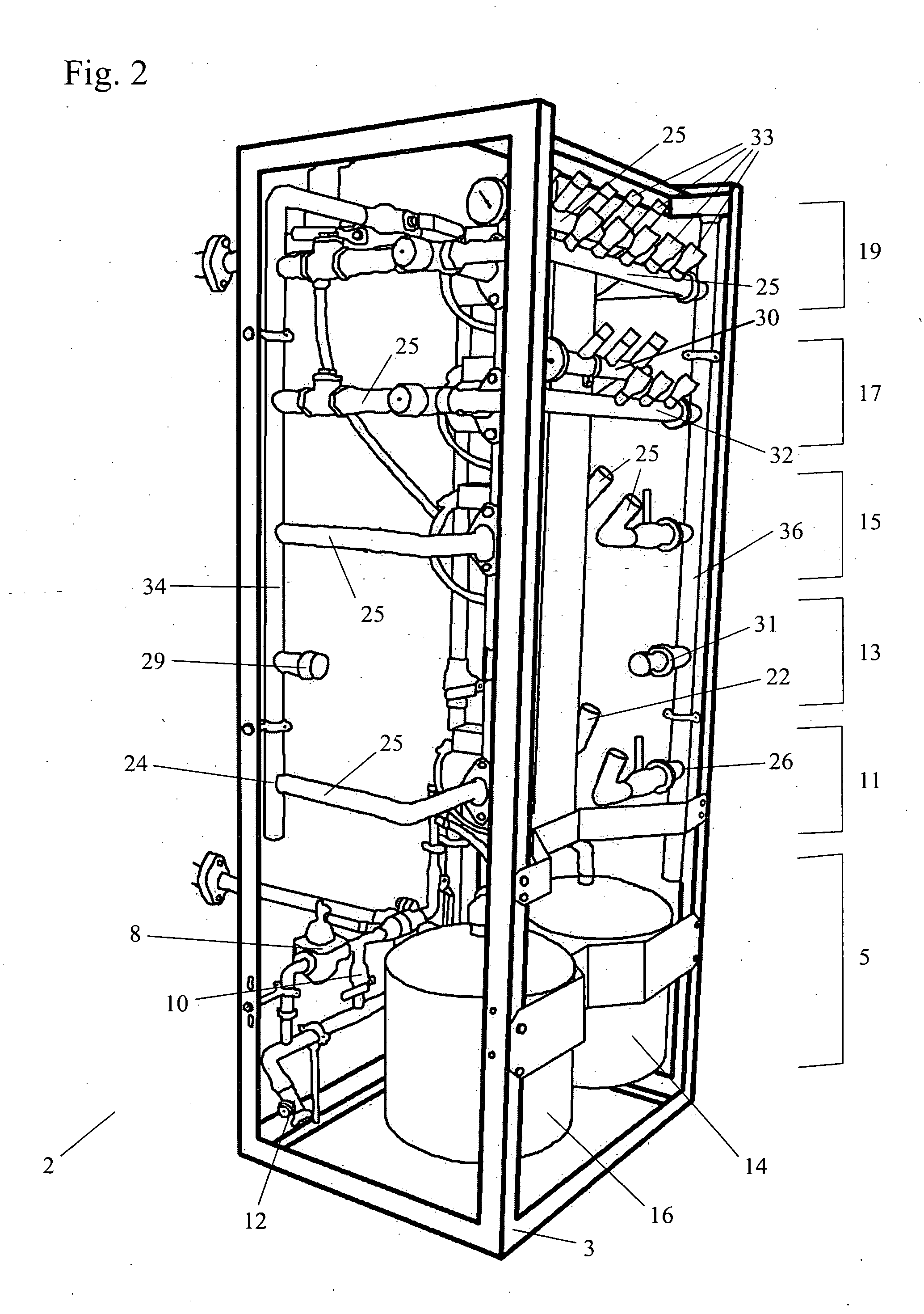 Modular heat distribution unit for hydronic heating systems