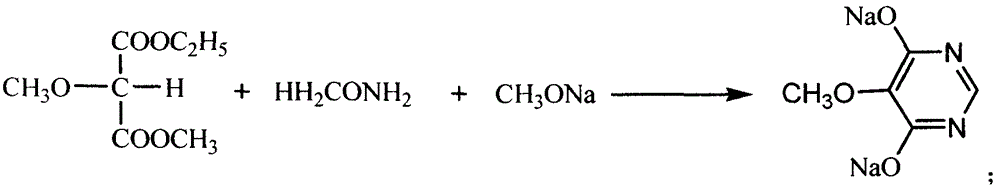 Preparation method of 5-methoxy-4,6-dichloropyrimidine