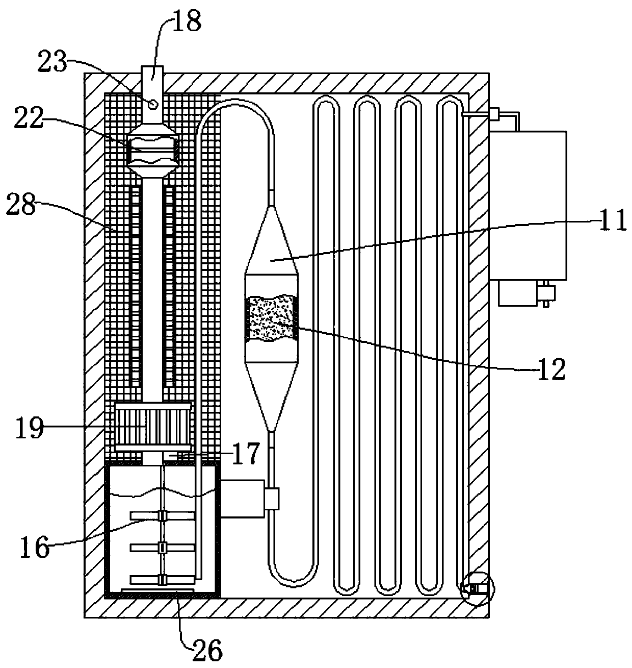 Anti-infection nursing device for respiratory department