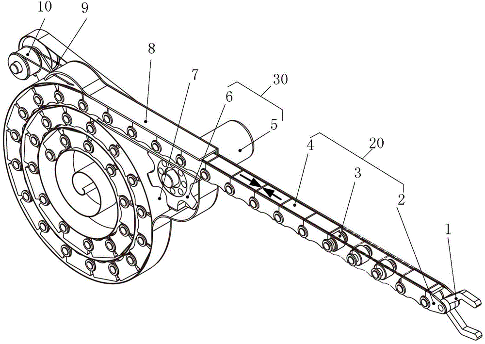 Linear telescopic device