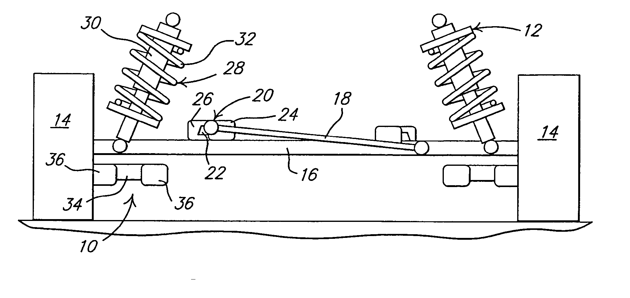 Suspension control arm assembly for vehicles