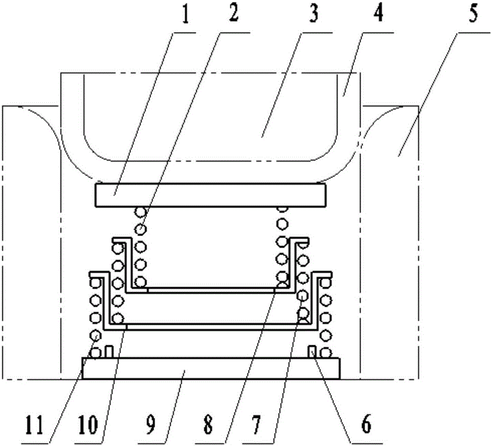 Space-saving elastic combined device