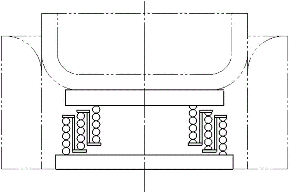 Space-saving elastic combined device