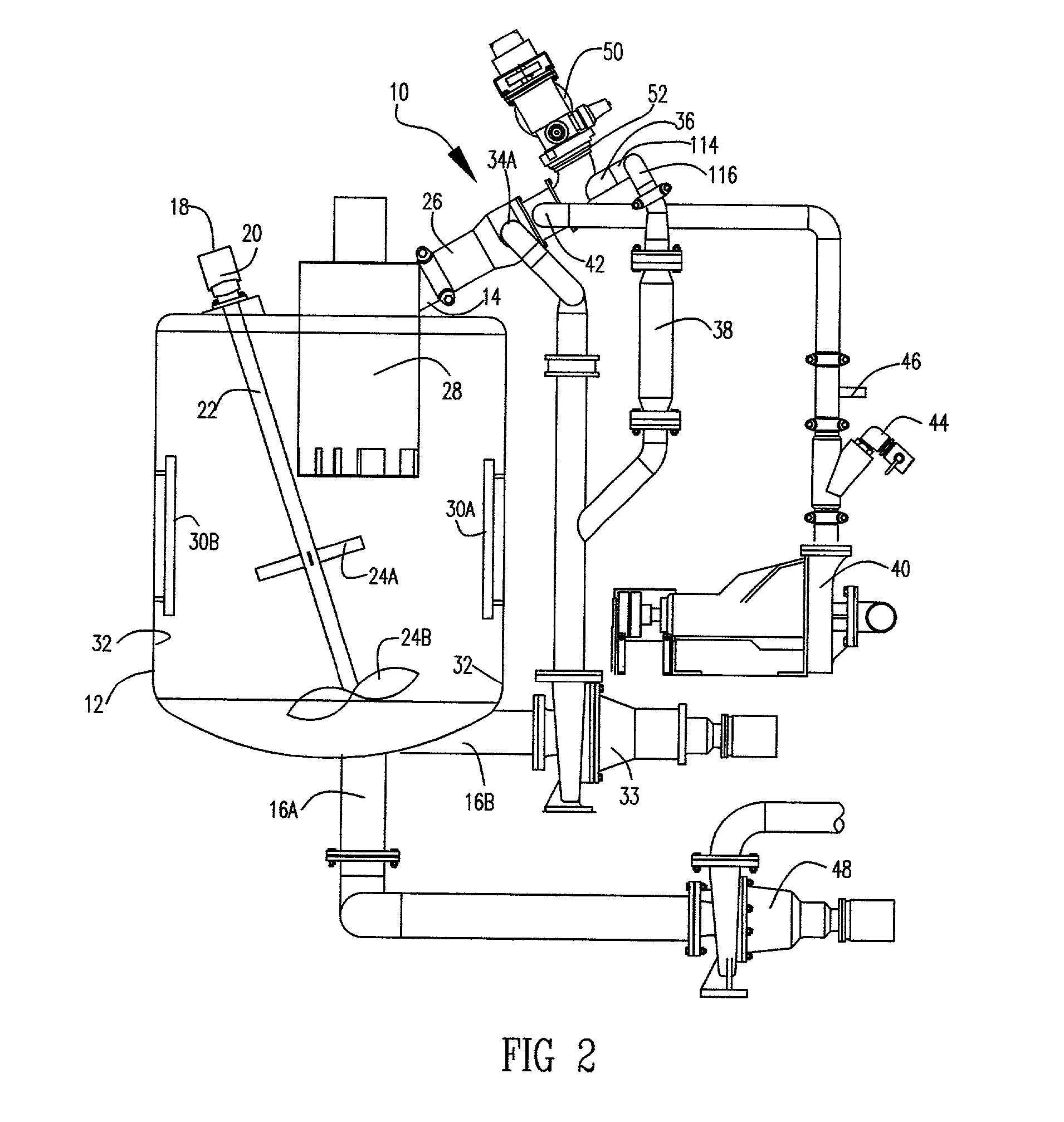 Cement mixing system for oil well cementing