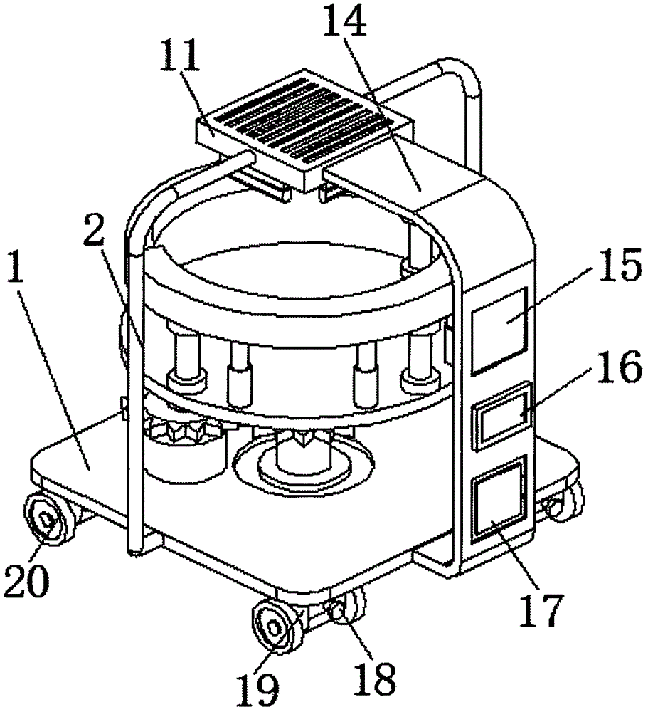 Multifunctional clinical diagnosis device for department of pediatrics