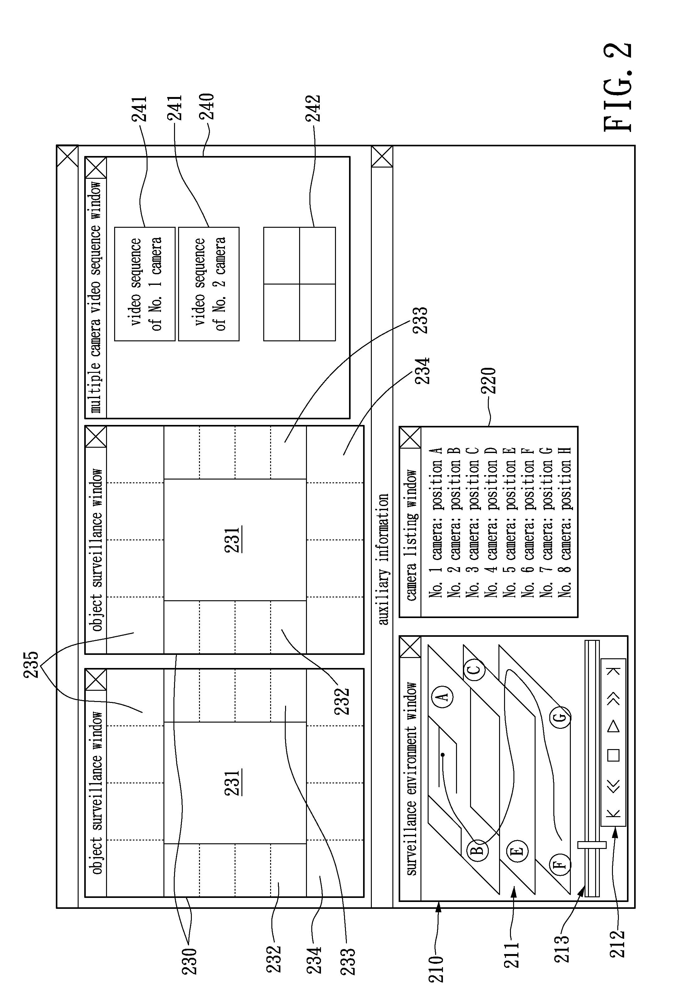 Correction method for object linking across video sequences in a multiple camera video surveillance system