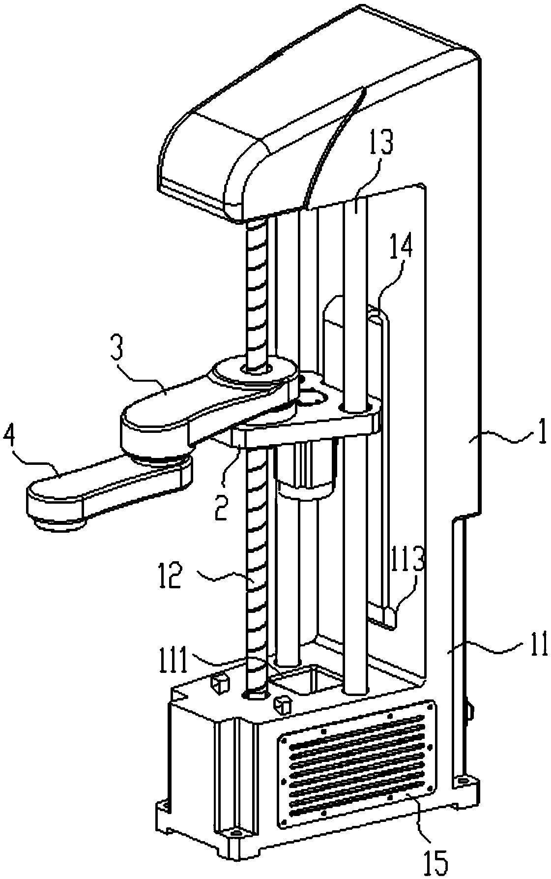 Four-joint plane robot