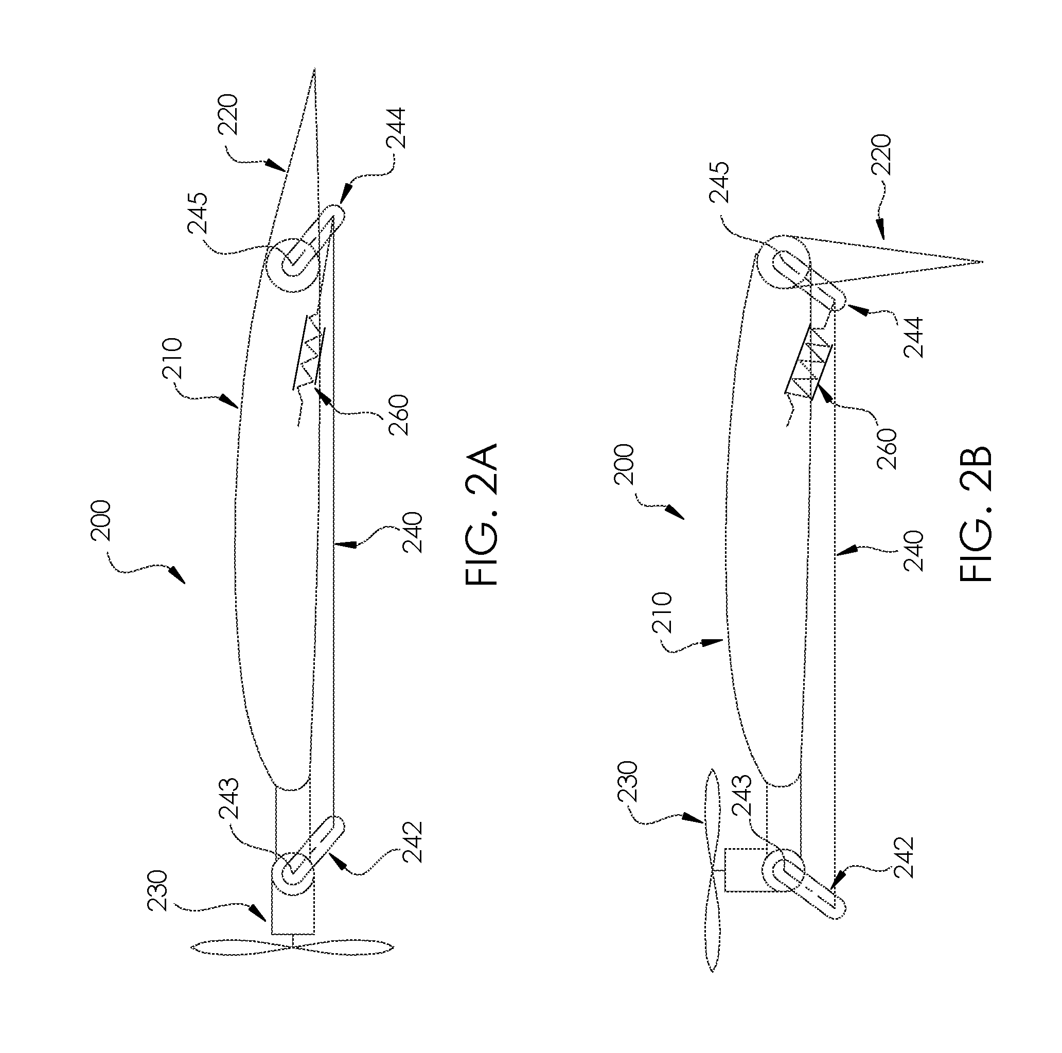 Aerodynamically Actuated Thrust Vectoring Devices