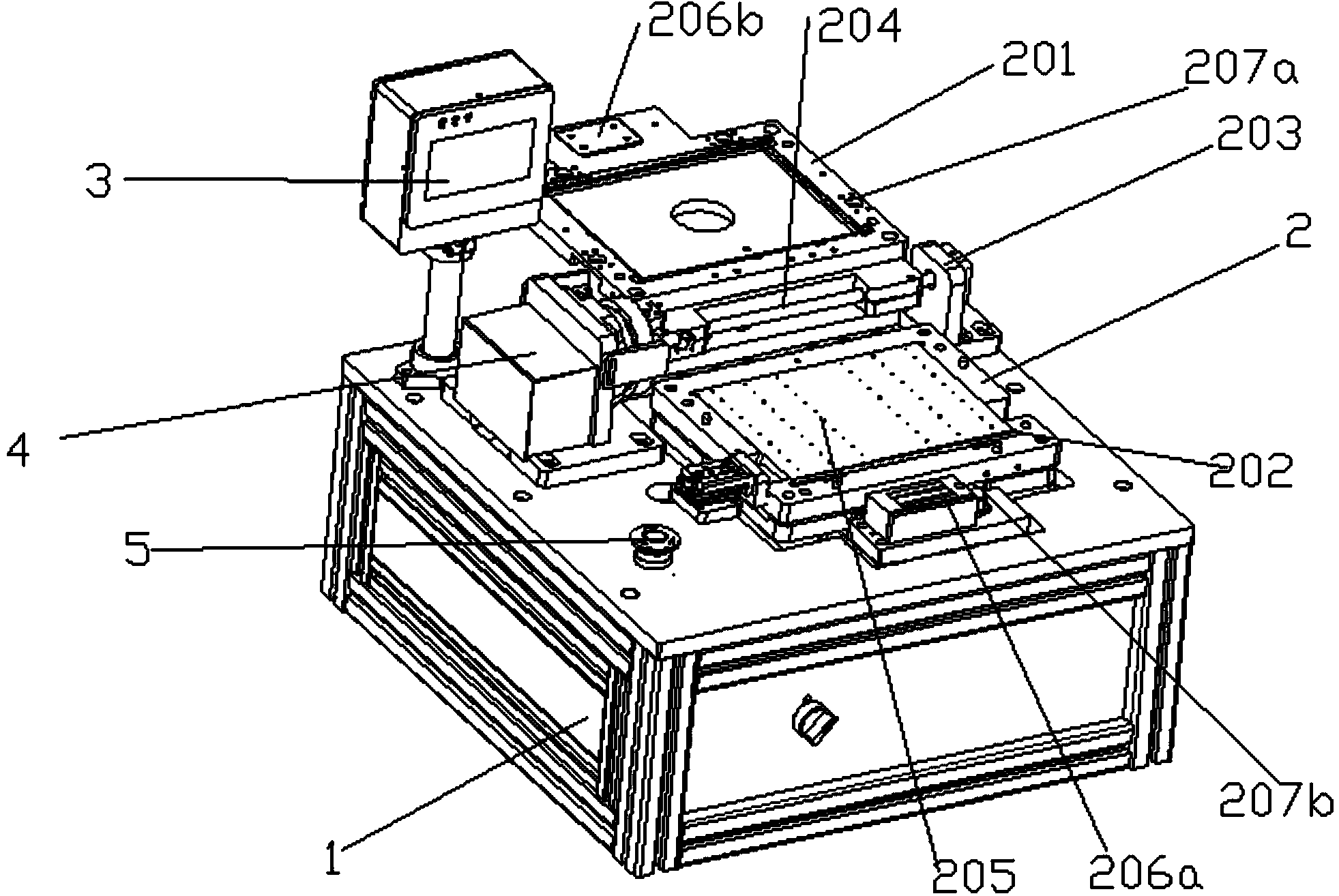 Automatic rotary type planar locating laminating machine