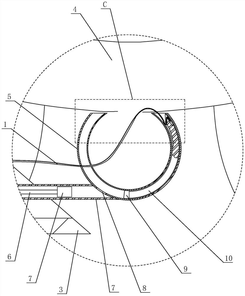 Single-needle convenient positioning and suturing device for intervertebral disc herniation fibrous ring