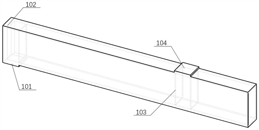 Overturning-free beam shelving bracket of movable arm tower crane and mounting method