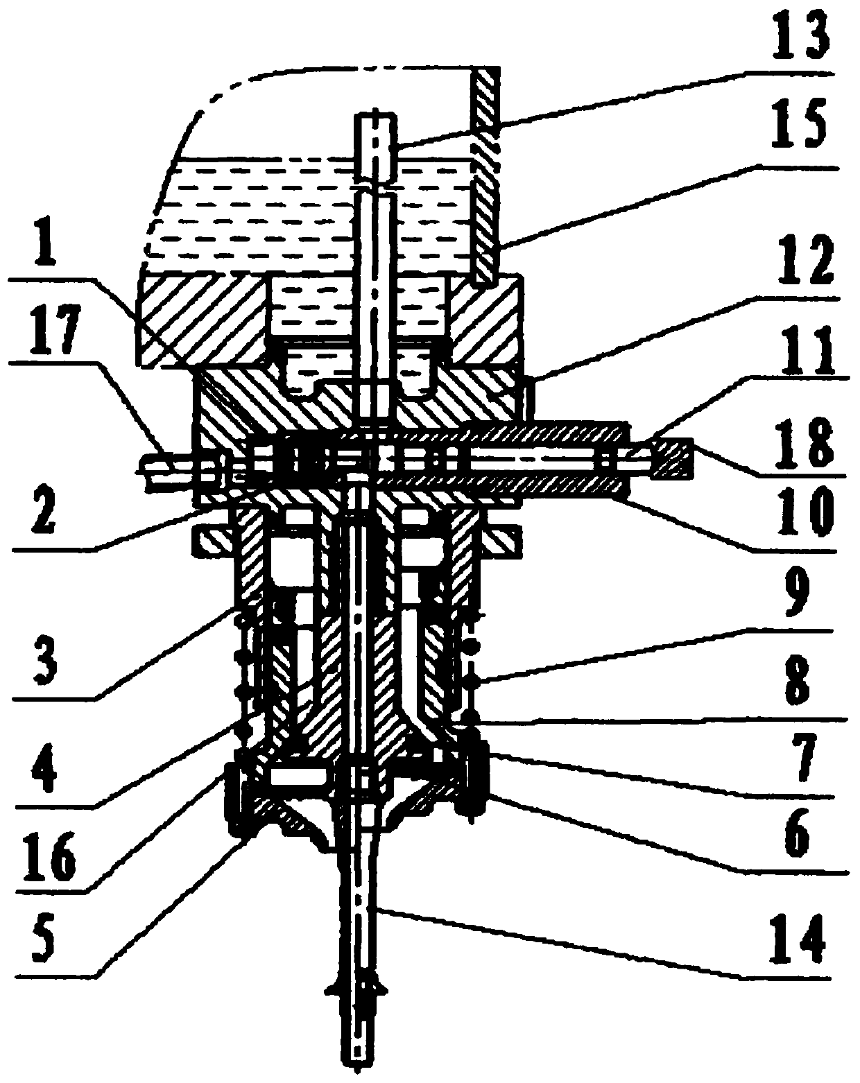 Guide ceramic valve rod for filling valve and filling valve with same