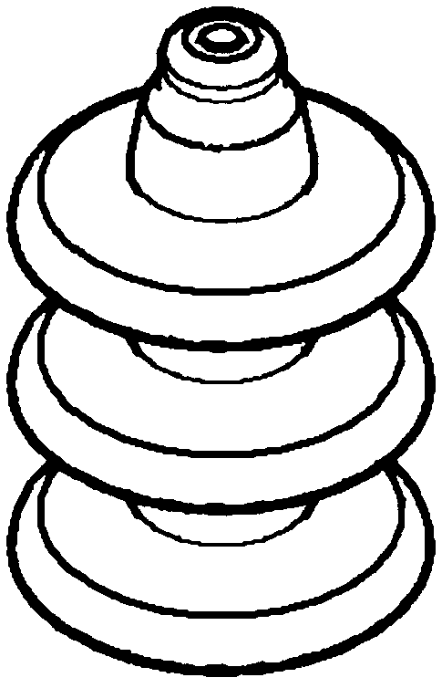 A method for acquiring electrified accumulated dirt distribution of an insulator in a flow field environment