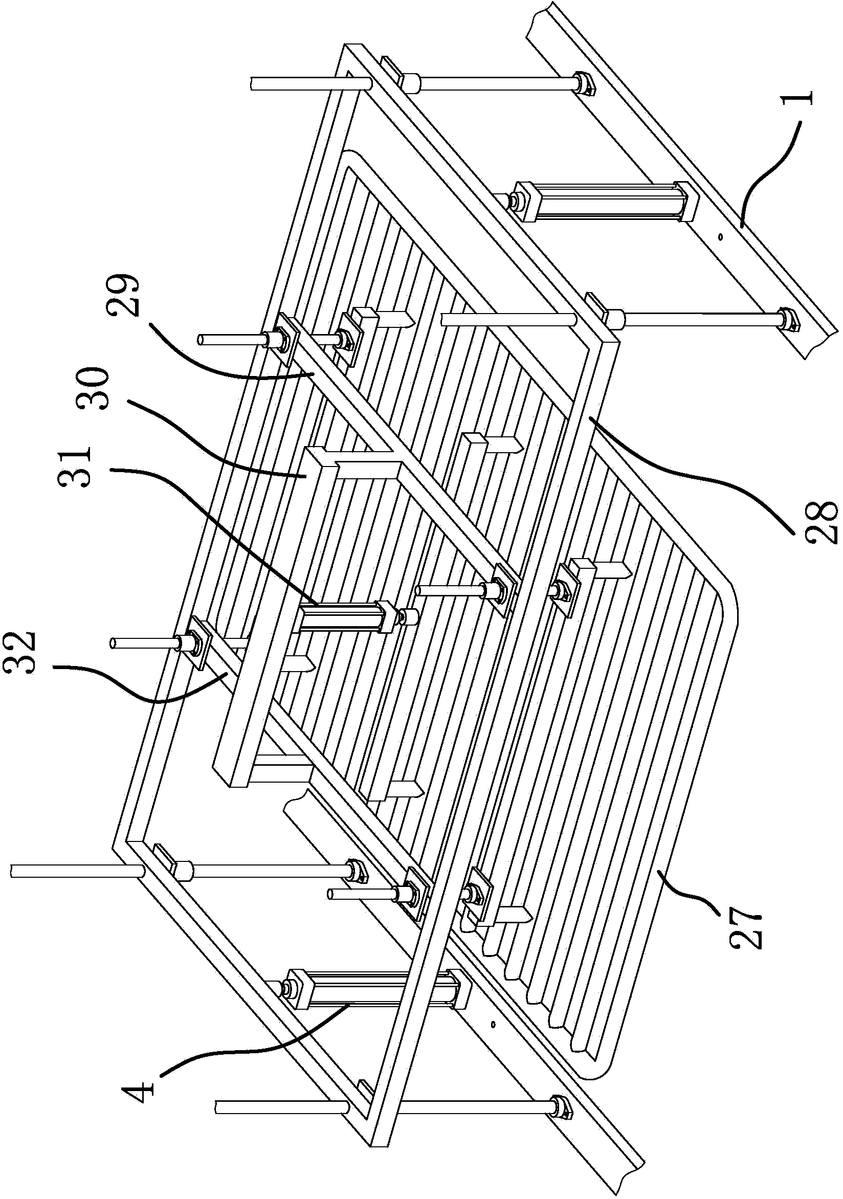 Automatic processing device for fried bean curd