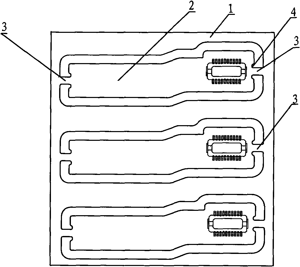 Flexible printed circuit whole board punching method