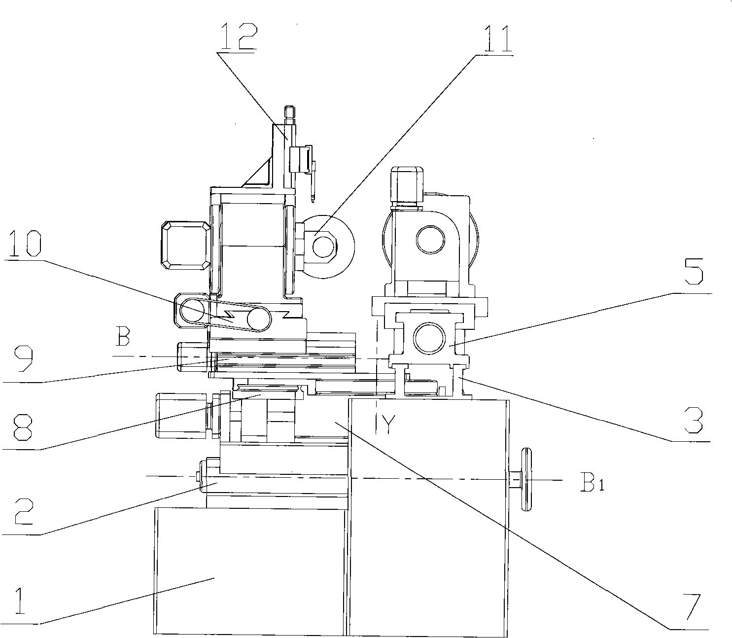 Dual-toroid enveloping worm with cone generatrix numerically controlled grinder