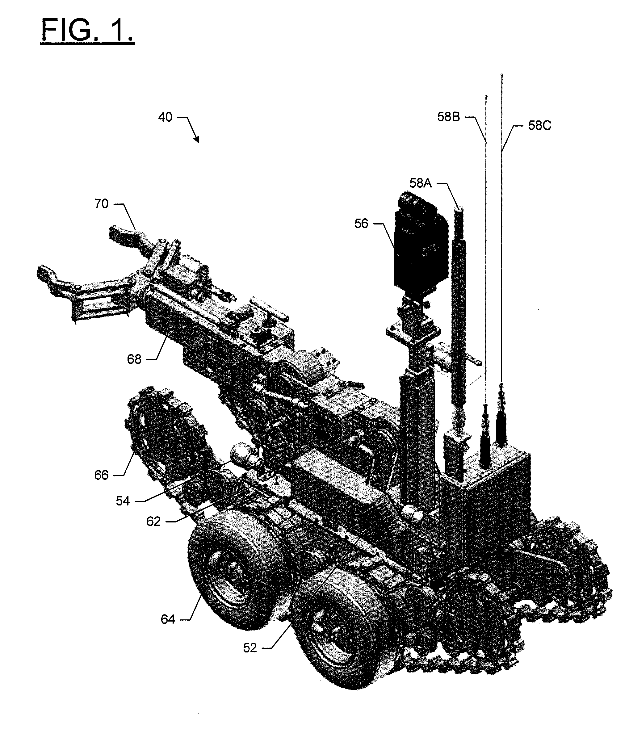 Wireless control system for ground-mobile robotic vehicles