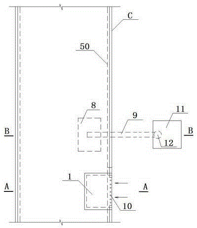 Urban green space underground rainwater regulation and storage installation