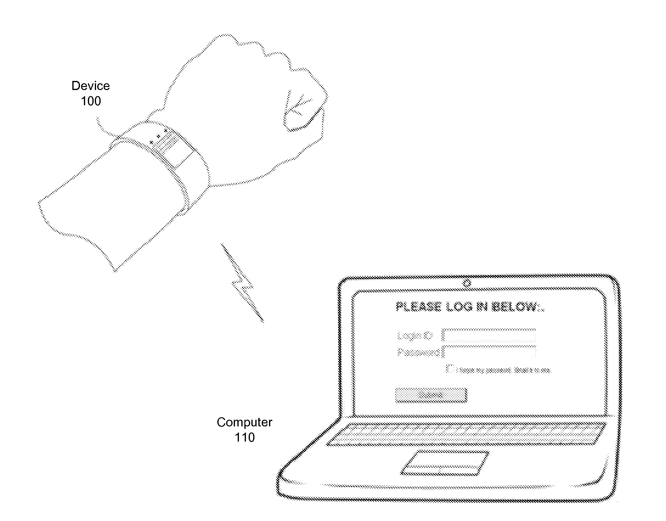 Method and apparatus for automated password entry